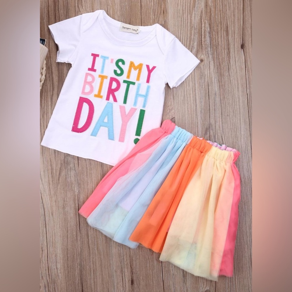 It’s my Birth Day outfit size 3-4 years